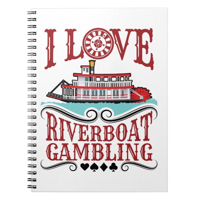 Carnet I Love Riverboat Gambling (Devant)