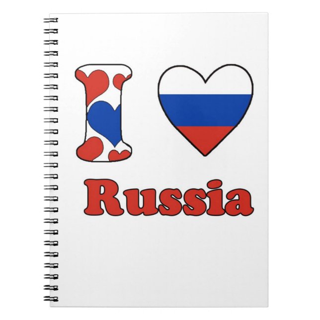 Carnet I love Russia (Devant)