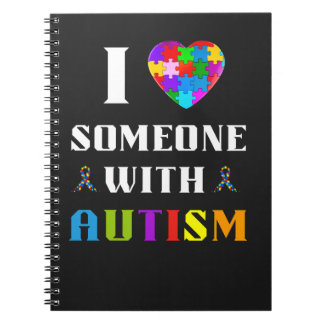 Carnet I Love Someone With Autism