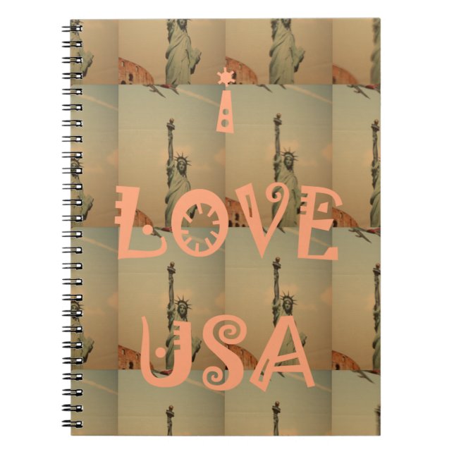 Carnet I Love USA (Devant)