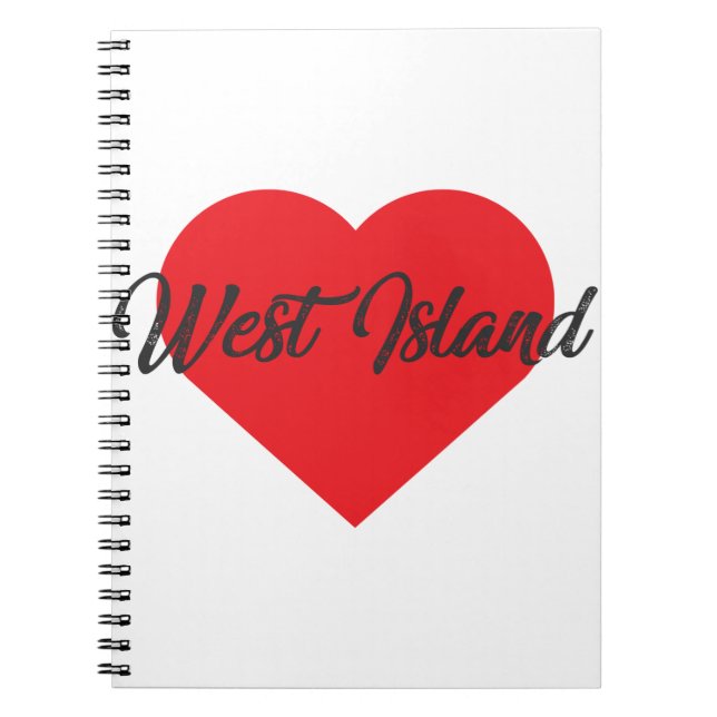 Carnet I Love West Island - Cocos Islands (Devant)