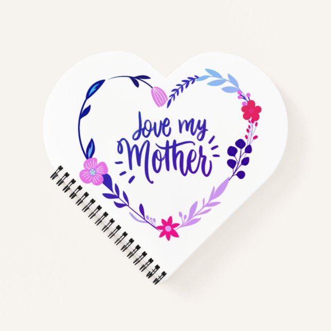 Carnet I love you mother (Devant)