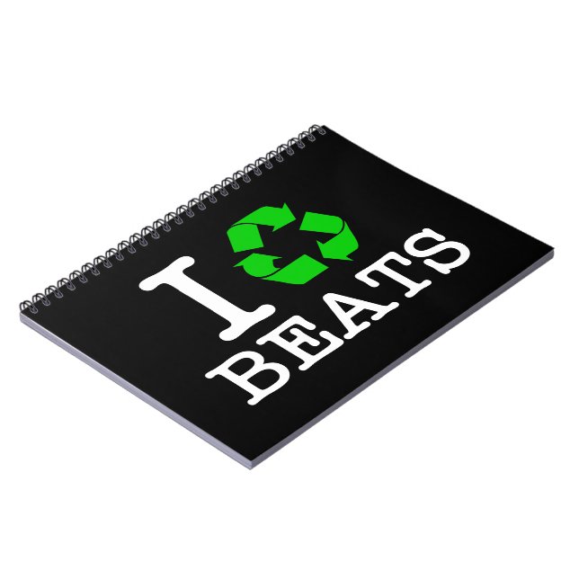 Carnet I Recycle Beats (Côté gauche)
