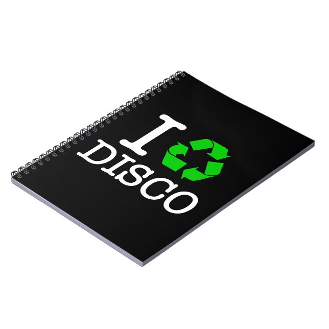 Carnet I Recycle Disco (Côté gauche)