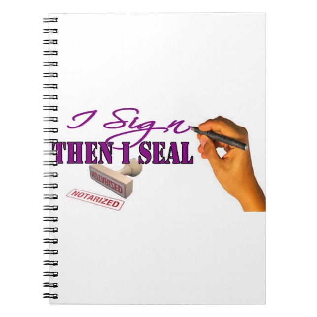 Carnet I Sign Then I Seal (Devant)