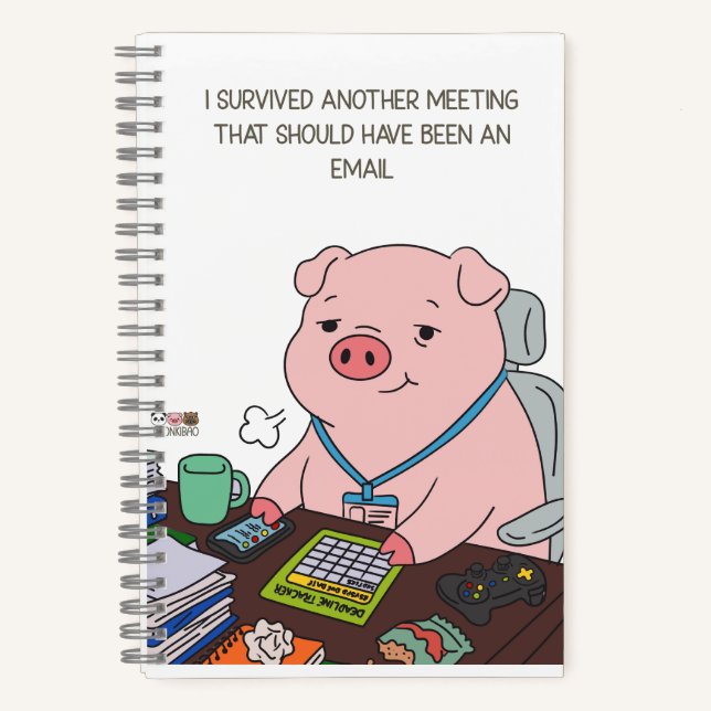 Carnet I Survived Another Meeting (Recto)
