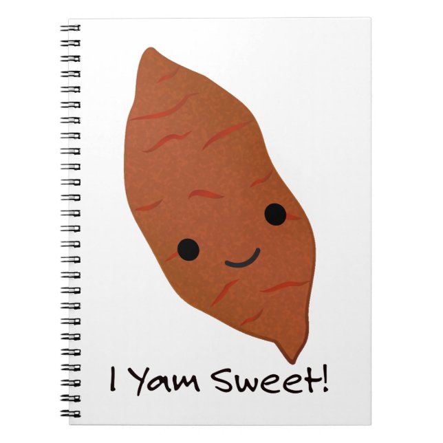 Carnet I Yam Sweet Cute kawaii Sweet Potato (Devant)