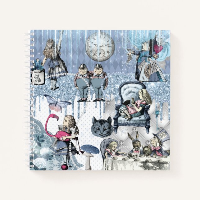 Carnet Ice Alice au pays des merveilles Parties scintilla (Devant)