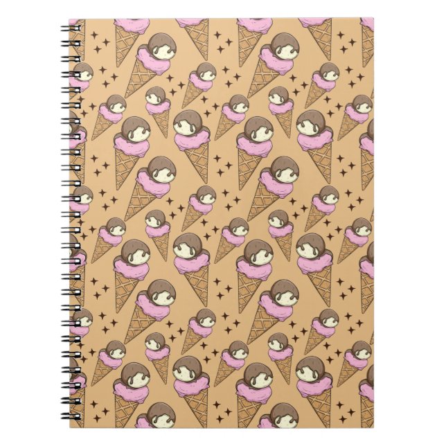 Carnet Ice cream pattern | Lollies pattern | lollipop 27 (Devant)