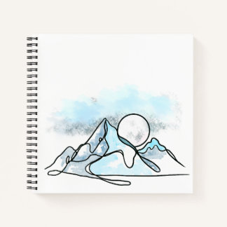 Carnet Ice mountain notebook