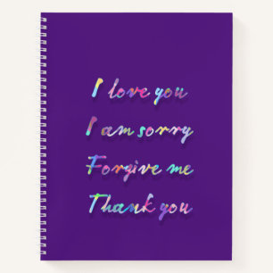 Carnet Ich Liebe, Sie entschuldigen mich Spiral Notebook
