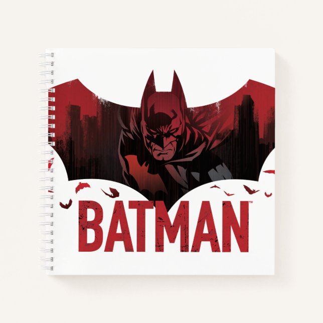 Carnet Icône Batman Crimson Gotham (Devant)