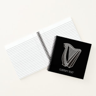 Carnet Icône de harpe