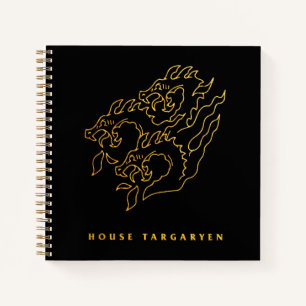 Carnet Icône de la maison Targaryen