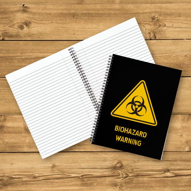 Carnet Icône de risque biologique (Créateur téléchargé)