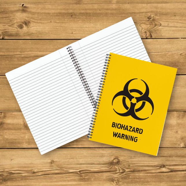 Carnet Icône de risque biologique (Créateur téléchargé)