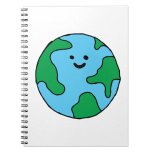 Carnet Icône écologique mondiale Joyeux Clipart de la Ter