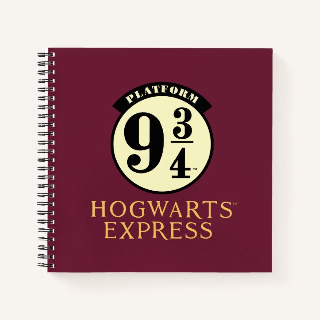 Carnet Icône EXPRESS de la plateforme 9 3/4 HOGWARTS™ (Devant)