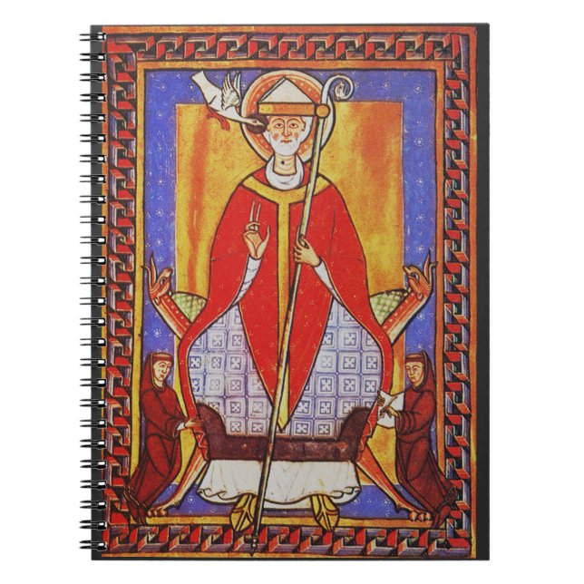 Carnet Icône médiévale de Saint Grégoire le Grand (Devant)