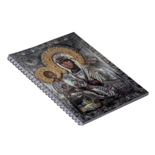 Carnet Icône religieuse de la Vierge Marie à trois mains