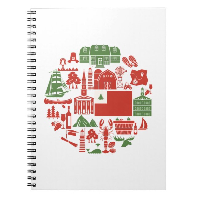 Carnet Icônes de la Nouvelle Angleterre (Devant)