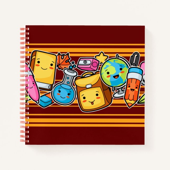Carnet Icônes de l'école de dessin animé (Devant)