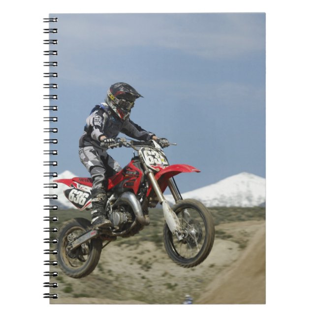 Carnet Idaho, course de motocross, course de moto (Devant)