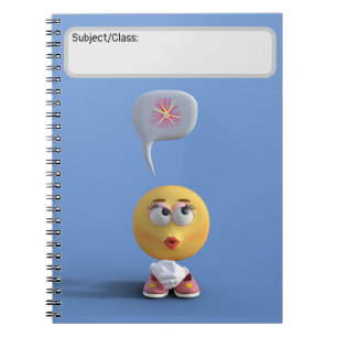 carnet "Idea Emoji" (bleu)