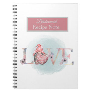 Carnet Idée de cadeau de femme de chambre de mariage