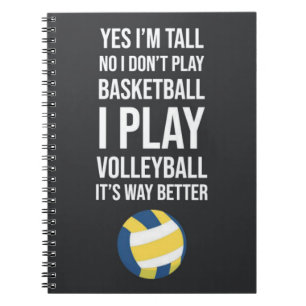 Carnet Idées De Cadeaux D'Équipe De Volleyball Pour Son J
