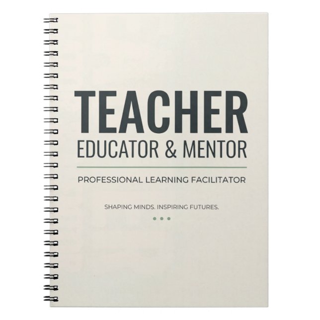 Carnet Identité professionnelle d'éducateur et de mentor  (Devant)
