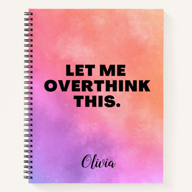 Carnet Ignorer cette citation amusante (Devant)