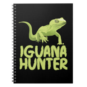 Carnet Iguana Hunter - Amusant Iguana Reptile animal