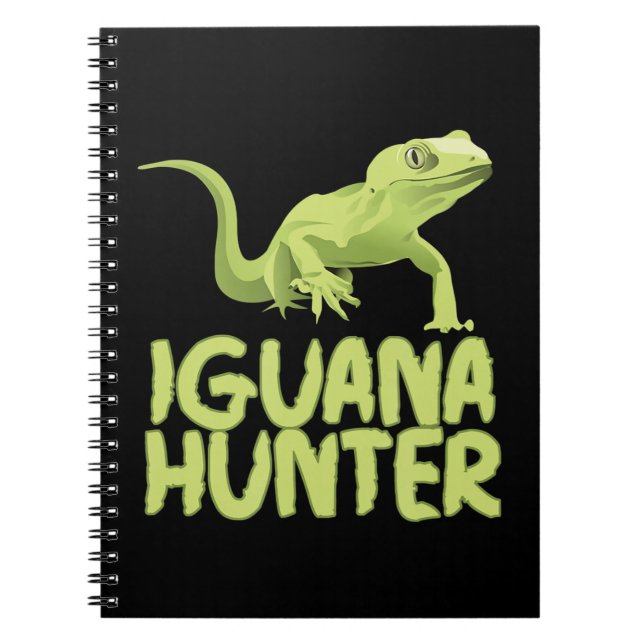Carnet Iguana Hunter - Amusant Iguana Reptile animal (Devant)