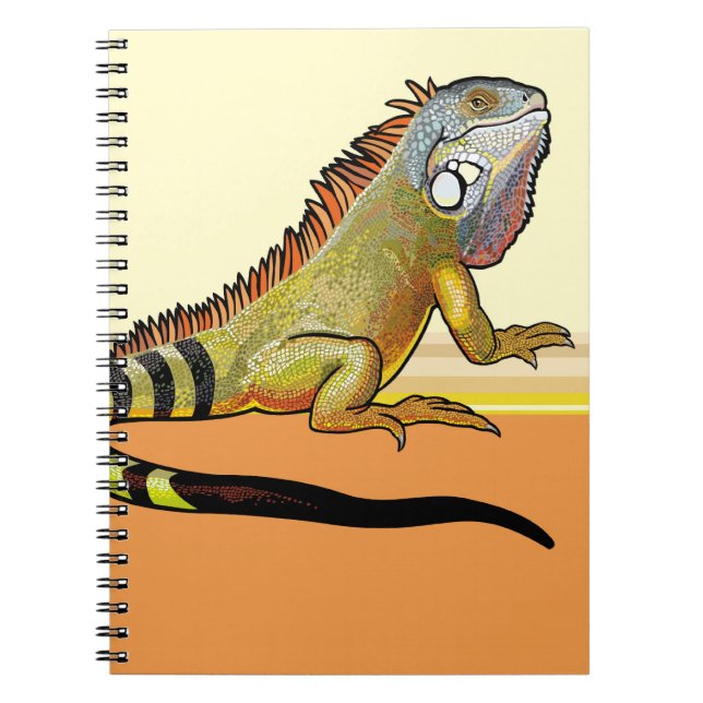 Carnet iguane vert (Devant)
