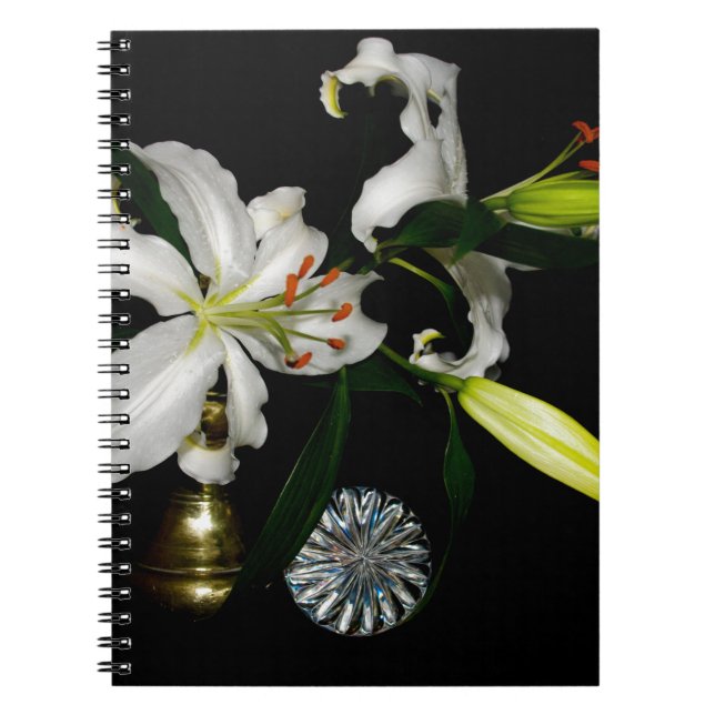 Carnet Iirsh Design - Collection de laiton et de fleurs (Devant)
