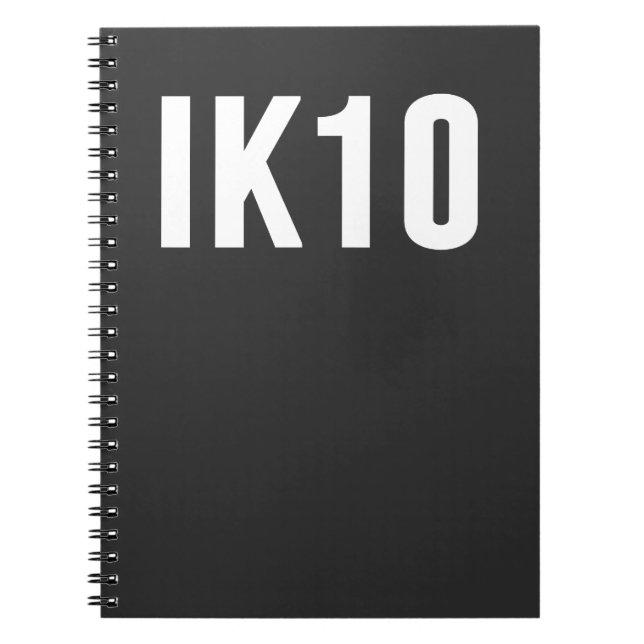 Carnet IK, Protection contre l'impact, Notation IK, IK10 (Devant)