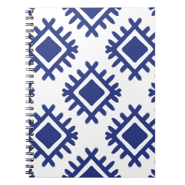 Carnet Ikat motif Ethnic textile tribal American Americ (Devant)