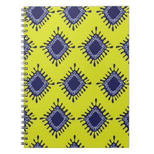 Carnet Ikat Tribal : Motif moderne et élégant.