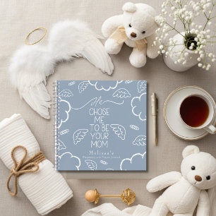 Carnet Il m'a choisie pour être ta maman prière de grosse