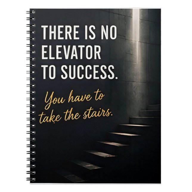 Carnet 🏆 Il n'y a pas d'ascenseur pour la motivation du  (Devant)