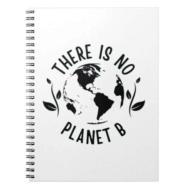 Carnet Il N'Y A Pas De Planète B Environnement Terre (Devant)