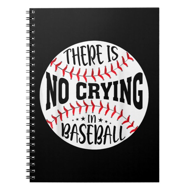 Carnet Il N'Y A Pas De Pleurage Au Baseball (Devant)