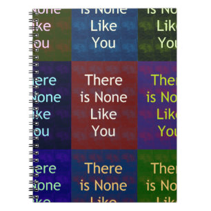 Carnet "Il n'y en a aucun comme toi" : La grille mosaïque