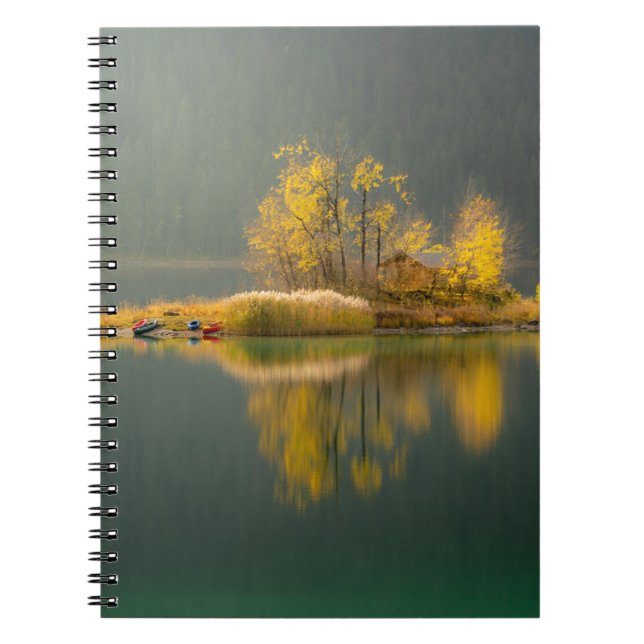 CARNET ÎLE ENTOURÉE D'EAU (Devant)