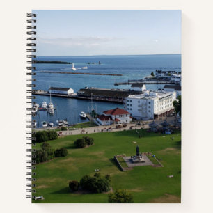 Carnet Île Mackinac et port, Michigan