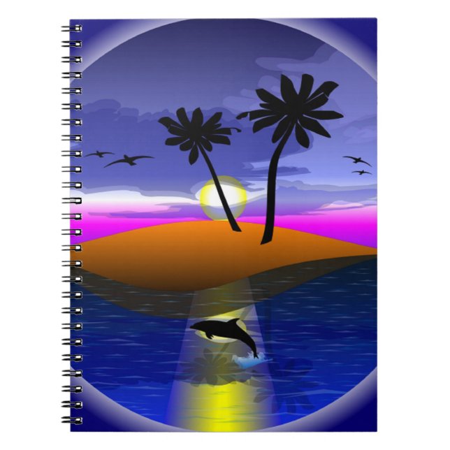 CARNET ÎLE TROPICALE (Devant)