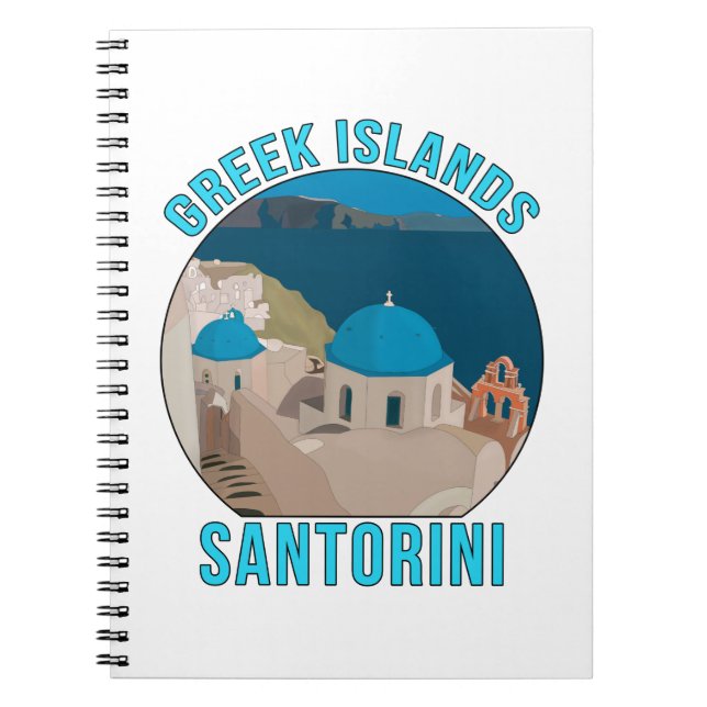 Carnet Iles grecques Santorin (Devant)