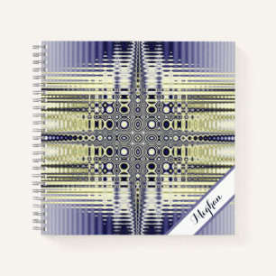 Carnet Illusion optique personnalisée Fractale