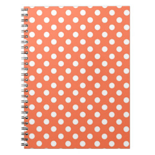Carnet Illustrateur de Motif de point de Motif Pois Peach